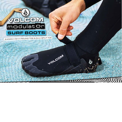 Volcom 3mm Split Toe Wetsuit Boot - Black - Seaside Surf Shop 