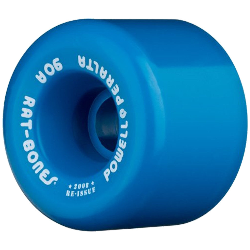 Powell Peralta 60mm Rat Bones 90a - Blue - Seaside Surf Shop 