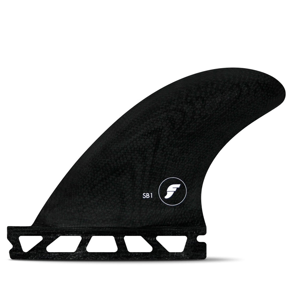 Futures Fins - Sidebites 1 Set - Solid Black - Seaside Surf Shop 