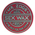 Sex Wax Classic Logo Stickers - 3" Metallic Red - Seaside Surf Shop 