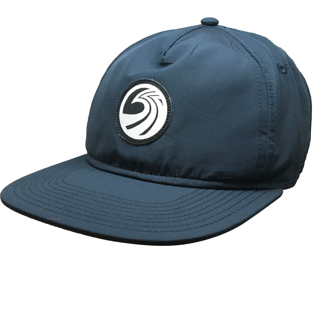 Seaside Surf Shop New Wave Logo Badge Cap - Navy - Seaside Surf Shop 